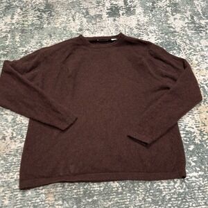 American Blue Pure Cashmere Men's Sweater 2XL Brown
